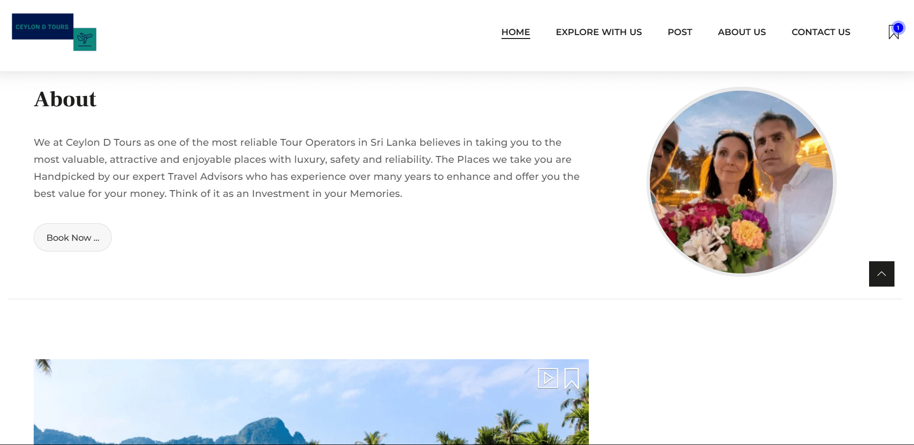 Ceylon D Tours – Travel Agency Website (Sri Lanka)