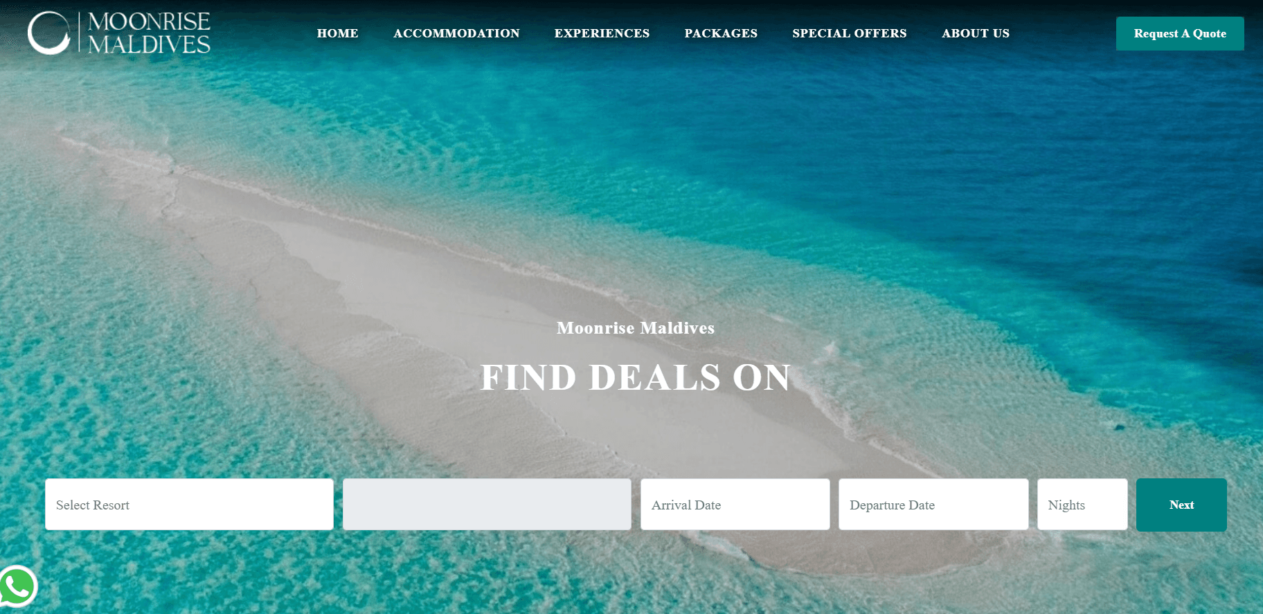 Moonrise Maldives – Travel Agency Website