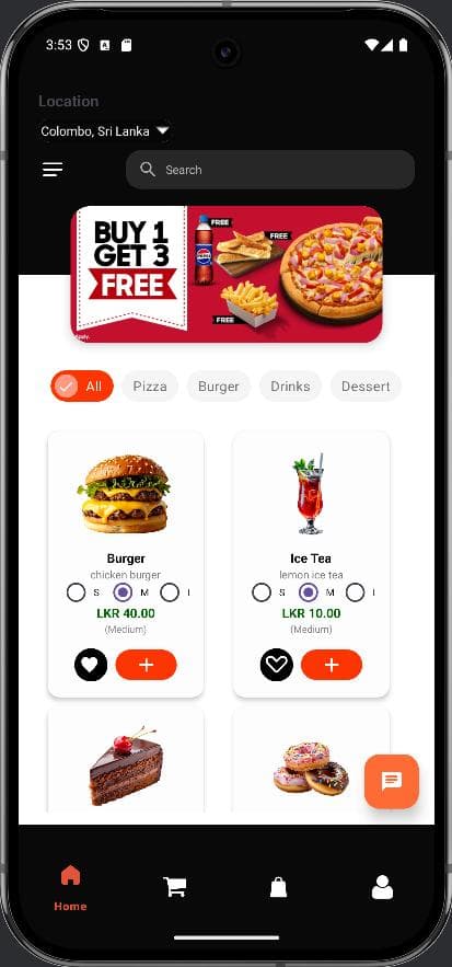 Pizza Mania - Smart Pizza Food Ordering App